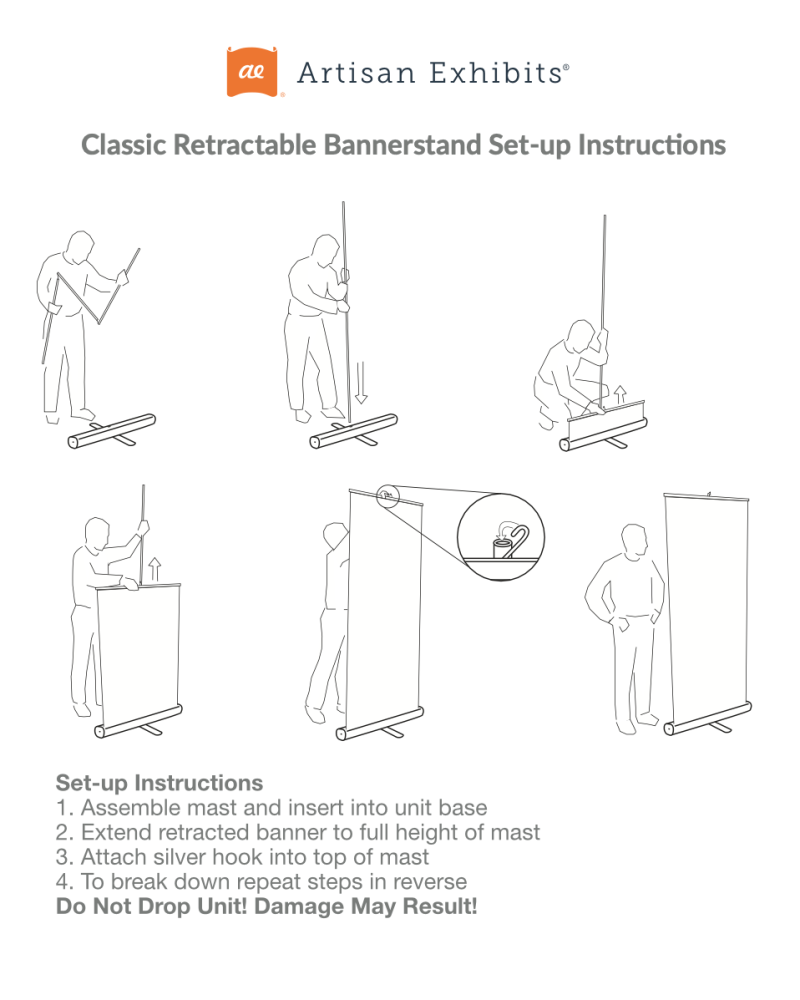 Retractable Bannerstand Instructions