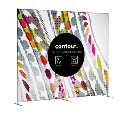 10' Tension Fabric Display Backwall