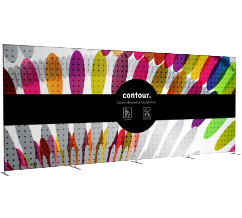 20' Tension Fabric Display Backwall