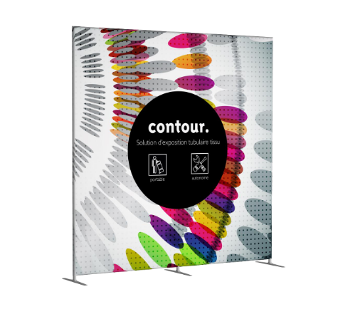 8' Tension Fabric Display Backwall